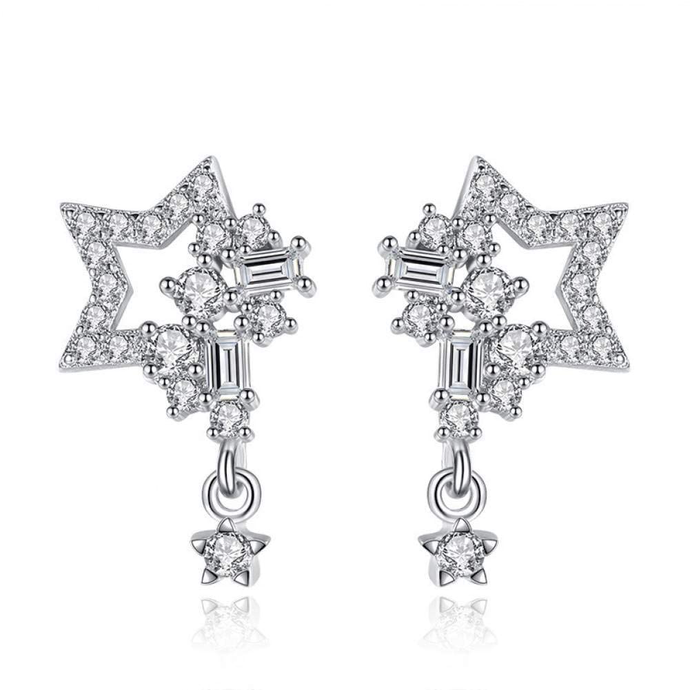 Boucles d'oreilles clous cristal brillant accessoire chic de soirée pour dame