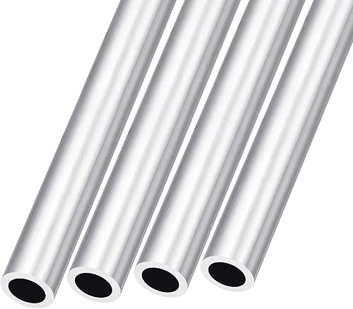 Miniatura 19 de METALLIXITY Tubo de aluminio 6063 (0.276 in de diámetro exterior x 0.157 in de diámetro interior x 11.811 in de largo), 4 piezas, tubo redondo
