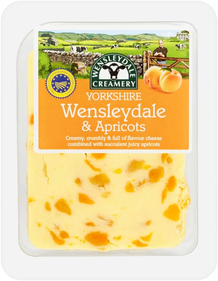 Wensleydale Creamery Yorkshire Wensleydale & Apricots Cheese,180g