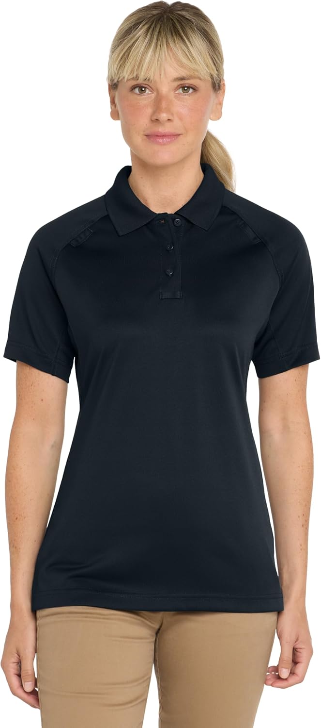 CornerStone Women's Select Snag-Proof Tactical Polo | Short Sleeve, Casual Work Shirt for Ladies, Pen Pockets & Mic Clips