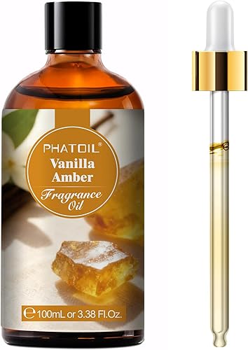 Miniatura 65 de Aceite de Fragancia de Almendra y Vainilla PHATOIL para Aromaterapia, Aceites Difusores de 3.38 FL. OZ para el Hogar, Perfectos para Aromaterapia,