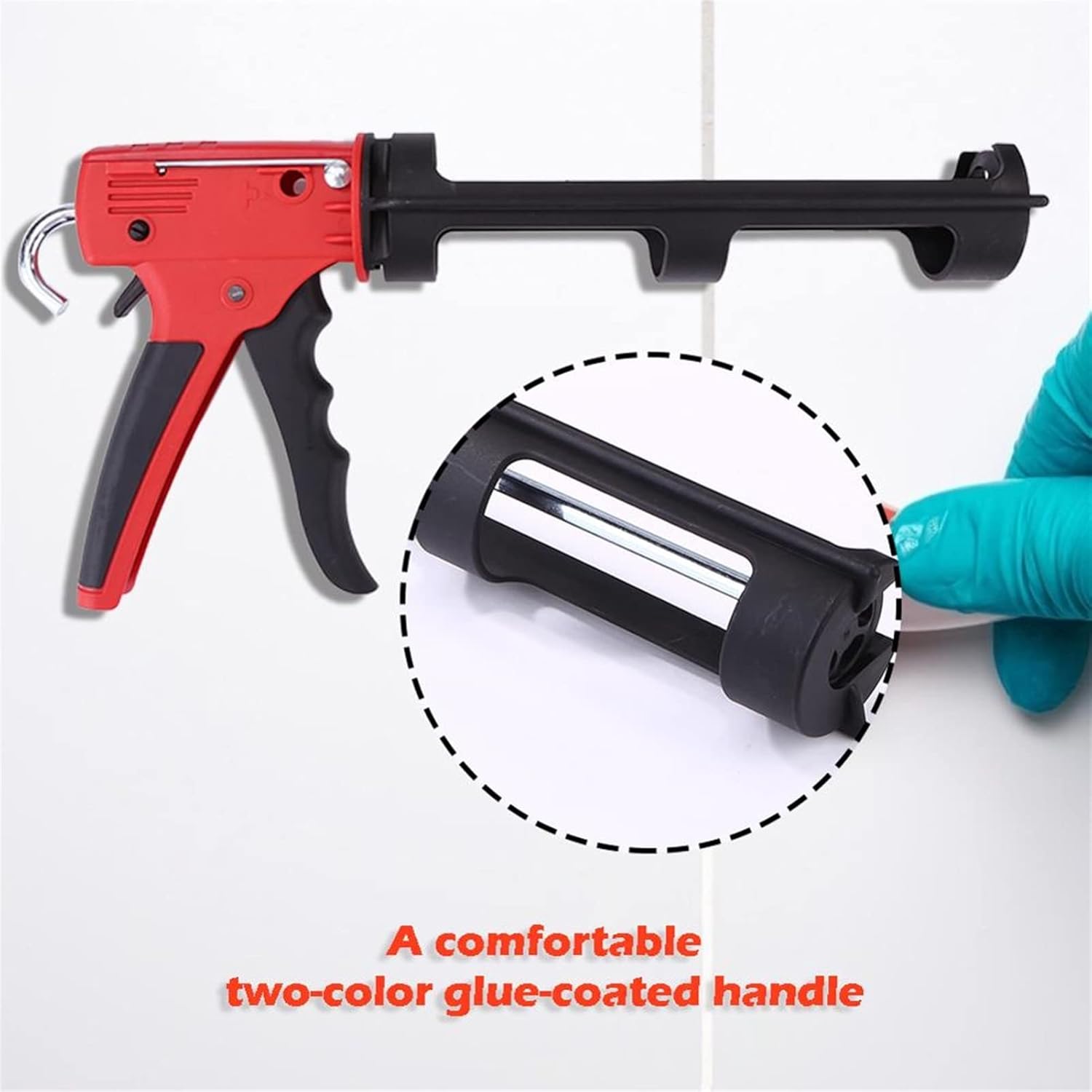 Sand Blaster Gun Kit Manual Caulking Gun Glass Glue Rubber Guns Sealant Paint Finishing Tools Glue Seals for Doors and glassglue Seal