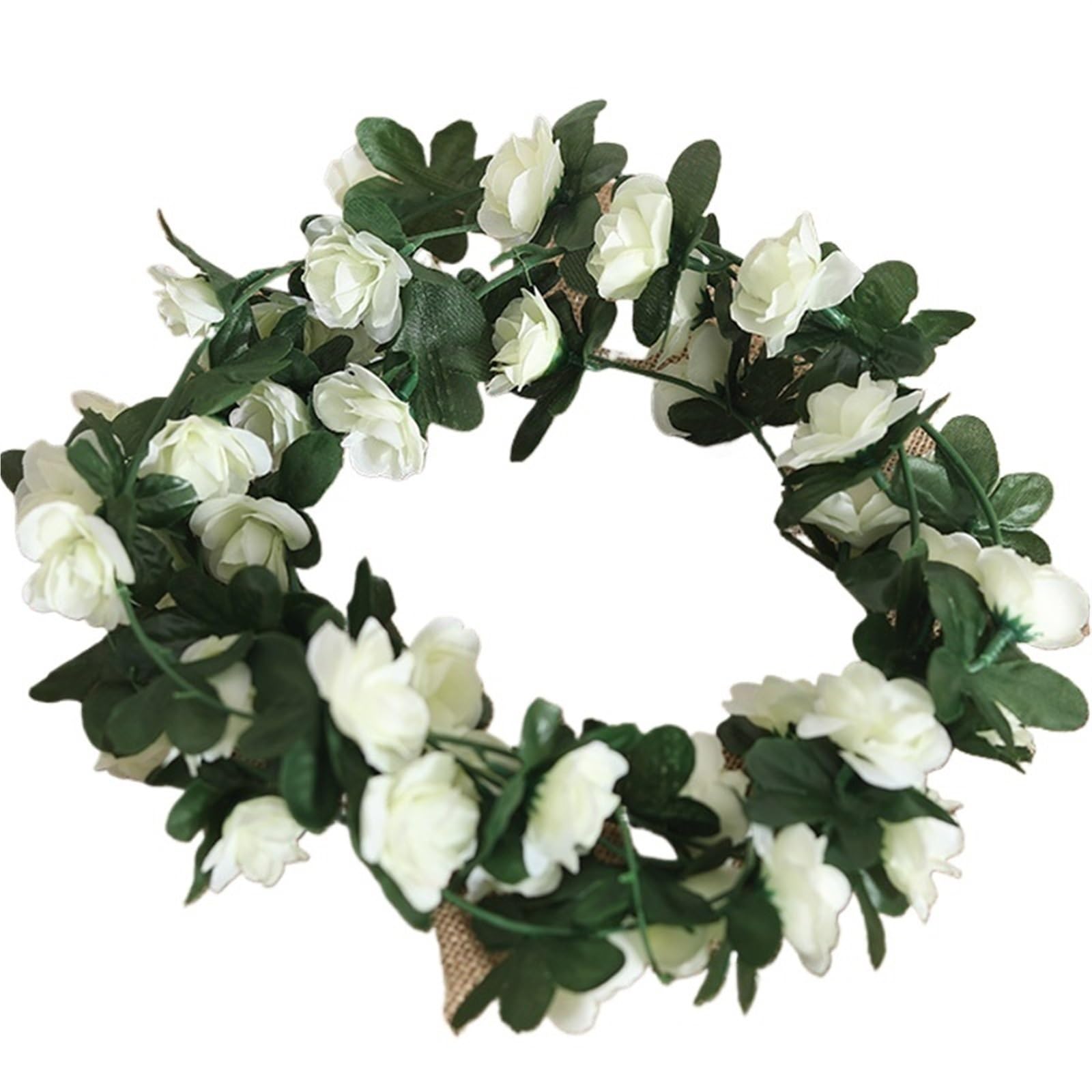 250 cm Jesienny ślub, dekoracja pokoju domowego, świąteczna kompozycja, łuk ogrodowy, sztuczna roślina do dekoracji(Spring White)