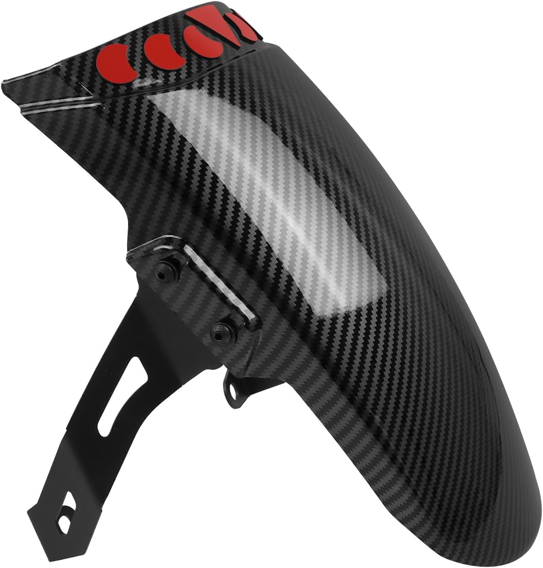 Motorcycle Front Fender Mudguard Extender with Bracket Replacement for Honda NT1100 NT 1100 2022 2023 2024 (Black)