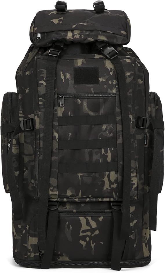HongXingHai 70L/100L Hiking Camping Backpack MOLLE Rucksack