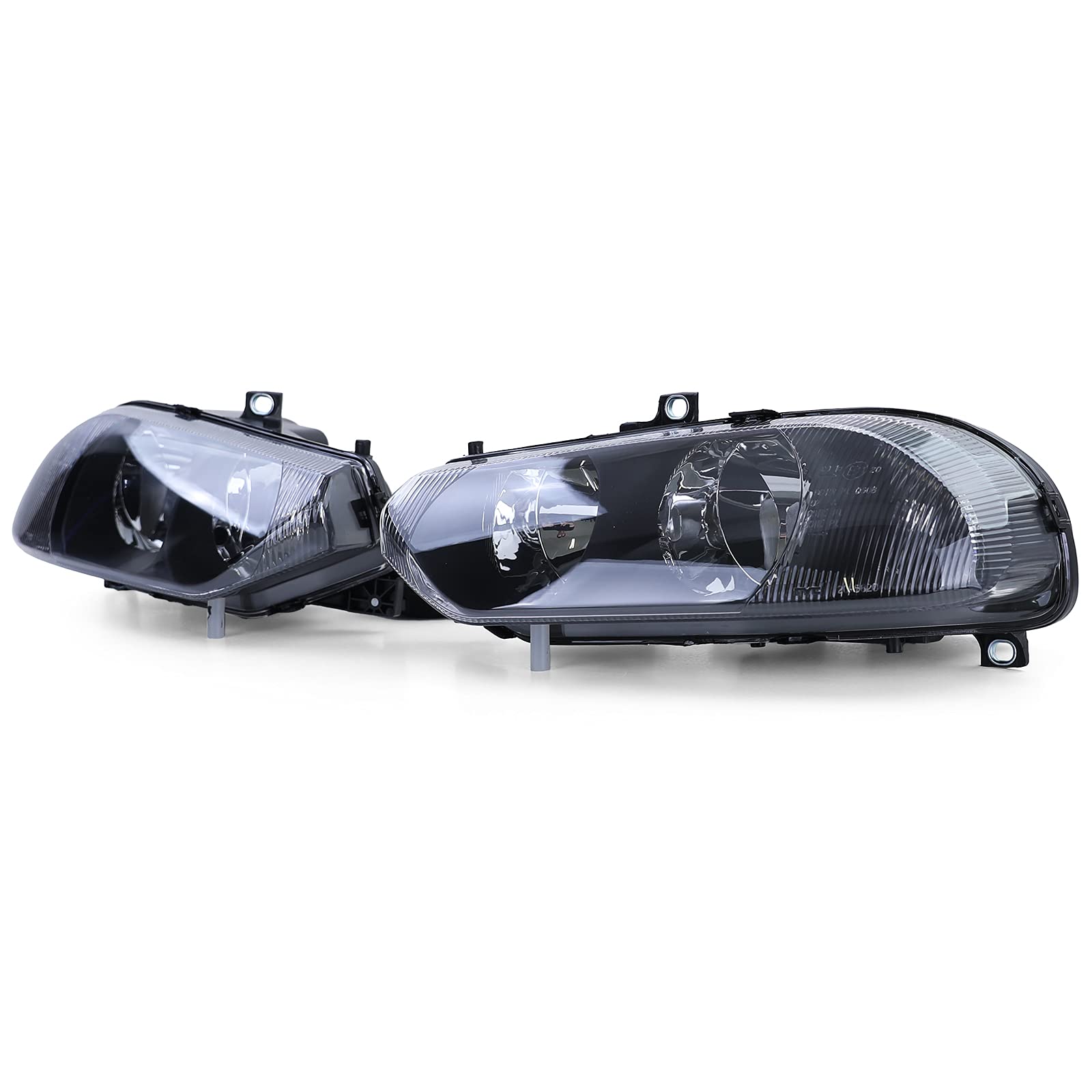 Carparts-Online 10109 - Fanale in vetro trasparente, colore: Nero