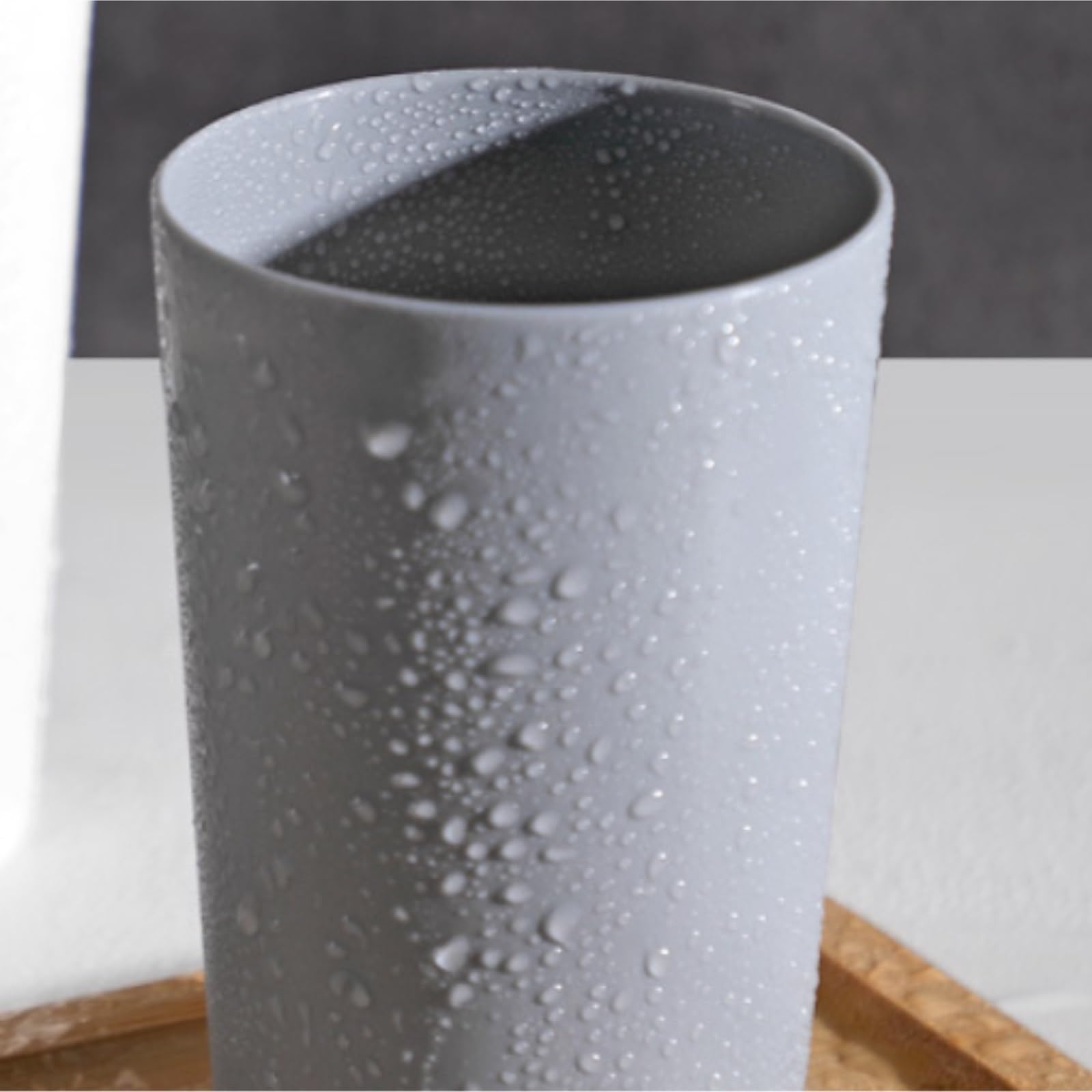 Portacepillos de Dientes para Familia Vaso De Baño Taza Reutilizable Irrompible Cepillo Dientes Tazas Enjuague Bucal Plástico Cocinas(White)