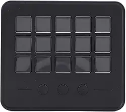 Controlador de Fluxo, Teclado do Controlador de Estúdio Com 15 Teclas LCD Personalizáveis, Controle de Trabalho de Fluxo de Trabalho do Deck Gaming de Controle para o Teclado Obs