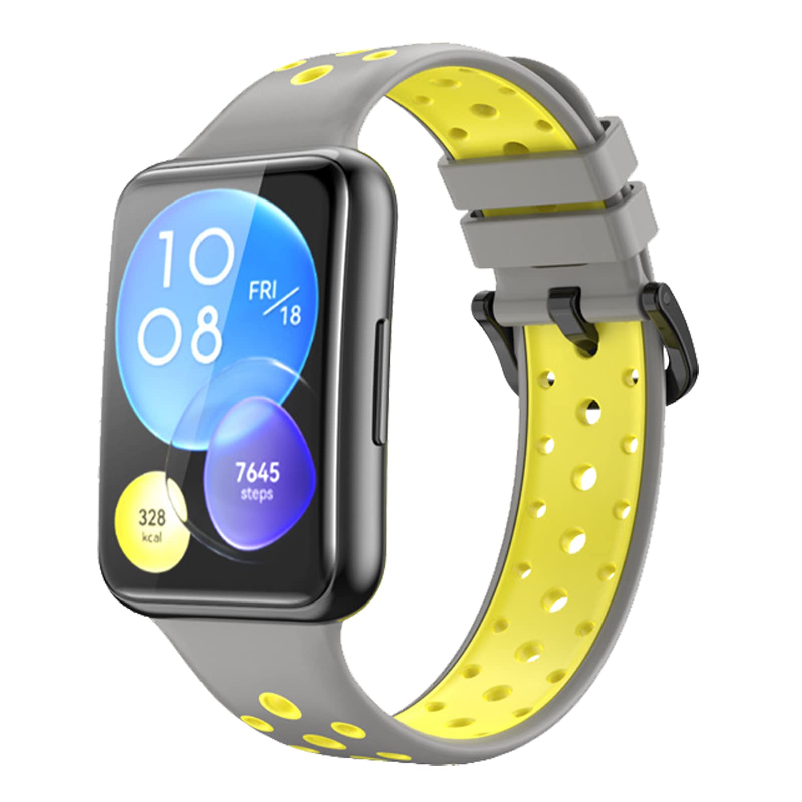 Miimall Silicone Strap Compatible with Huawei Watch Fit 2