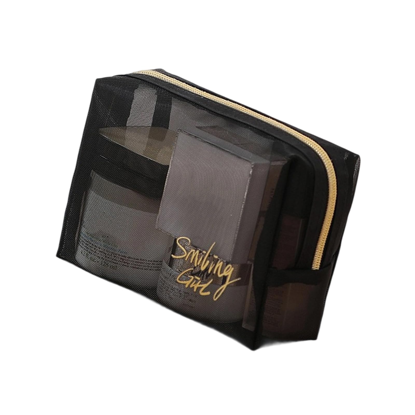 Mekalero H Clear Cosmetic Travel Bag Large Capacity Portable Square Storage For Toiletries Waterproof Toiletry Organizers