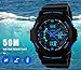 Kids Digital Sports Watch - Boys Waterproof Analog Military Watches with Alarm,Wrist Watch for Children