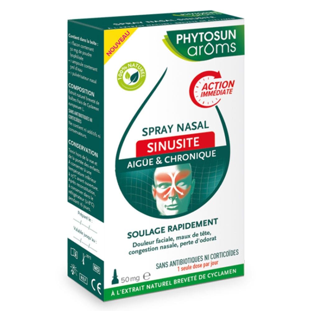 Phytosun Arôms Spray Nasal Sinusite 50 mg