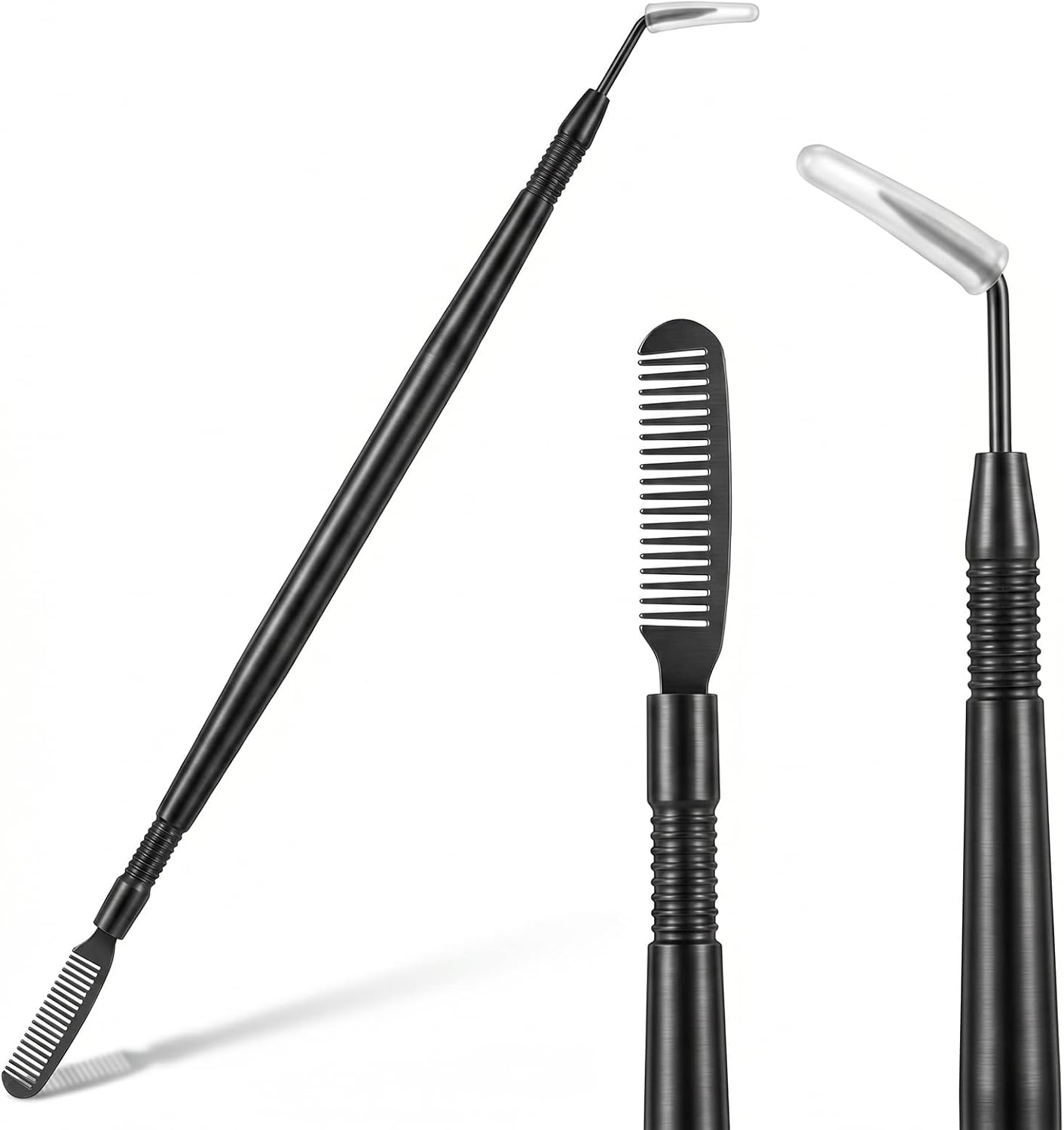Lash Lift Tool, 2PCS Eyelash Separator Tool with Comb Lash Lift Rods Droopy Eyelid Lifter Mascara Separator Tools Lash-Lift and Tint Kit Stainless Steel Partial Eyelash Curler 3 in 1