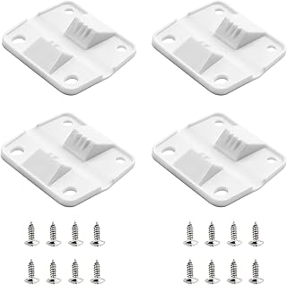 2 Pairs Coolers Replacement Hinges, Hinges Kit for Colemans Coolers 5226, 5227B, 5278 and More Coolers Hinges with 16 Screws Compatible with Colemans Coolers 5253 6262 6270 Cooler Hinges Replacement