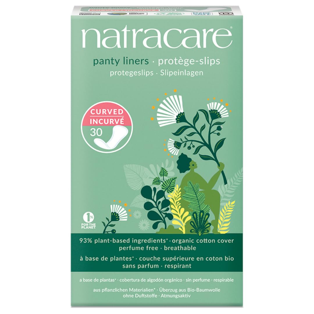 Natracare Natural Pantyliners Curved x 30