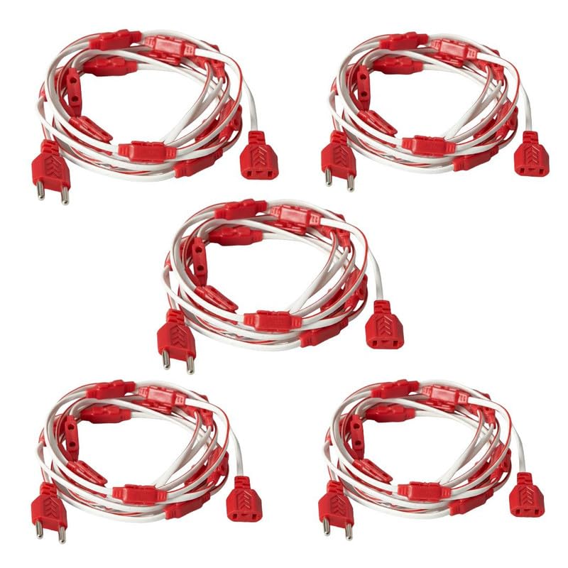 Erh India 2 Pin 13+1 LED Strip Light Connector Cable Ladi Jointer Rice Light Plug for Decorative Lights, Female Wire for Lighting Connection, Decorative Light Plugs Wire for Diwali Decoration-image-19