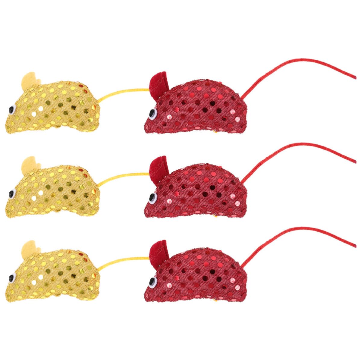 Juguetes para gatos masticables y fáciles de sostener con tela de lentejuelas brillantes