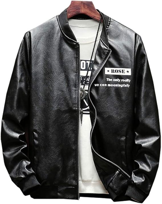 Amazon Sweet Bell ライダースジャケット 夏 メンズ ツーリング 服装 オールシーズン シングル ダブル ジップアップ フェイク レザー 合皮 革ジャン コート ジャケット 通販