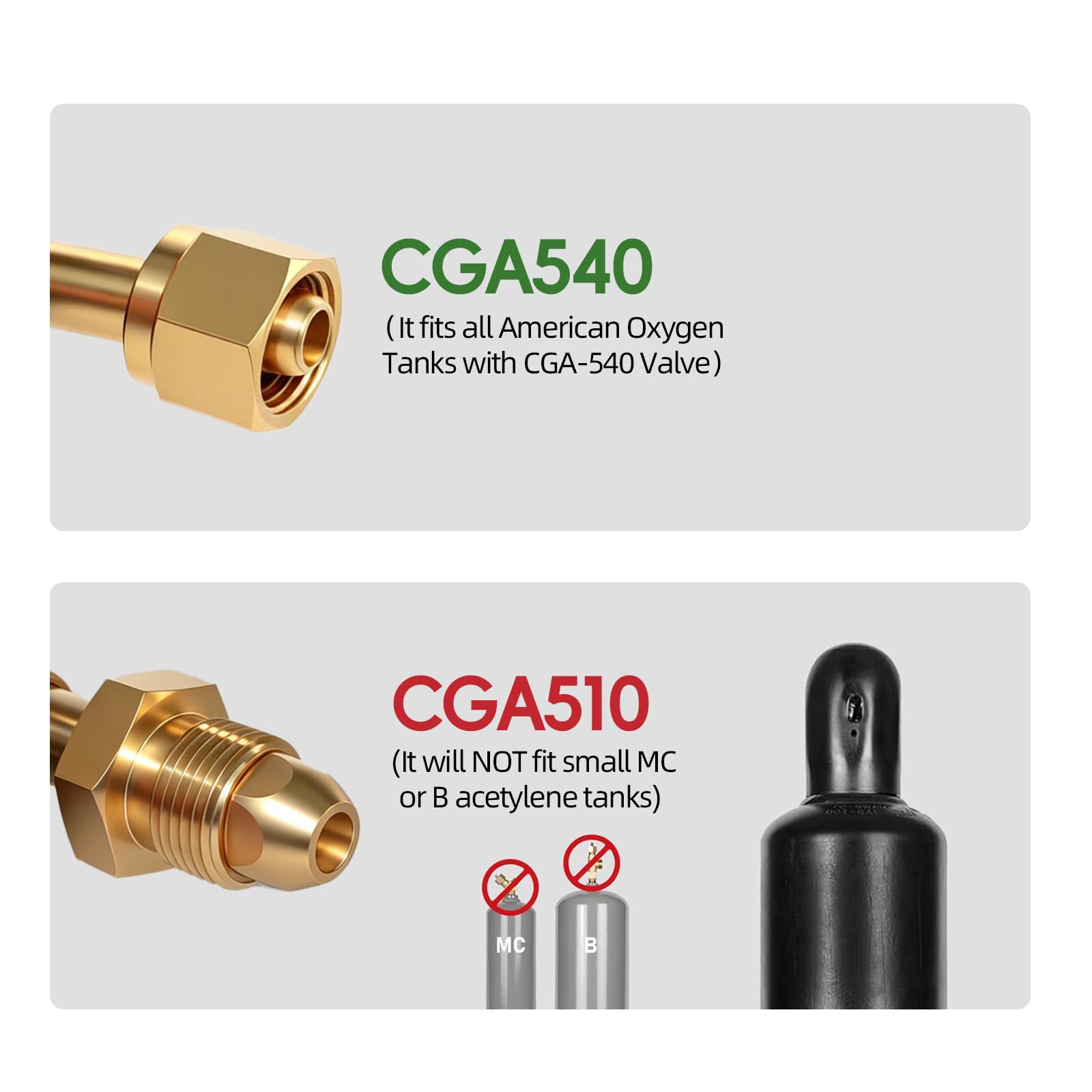 Reguladores de oxígeno acetileno, CGA540 y CGA510, conexión de entrada, medidor de gas de soldadura, juego de regulador de acetileno de oxígeno para soldadura de gas, soplete de corte de gas