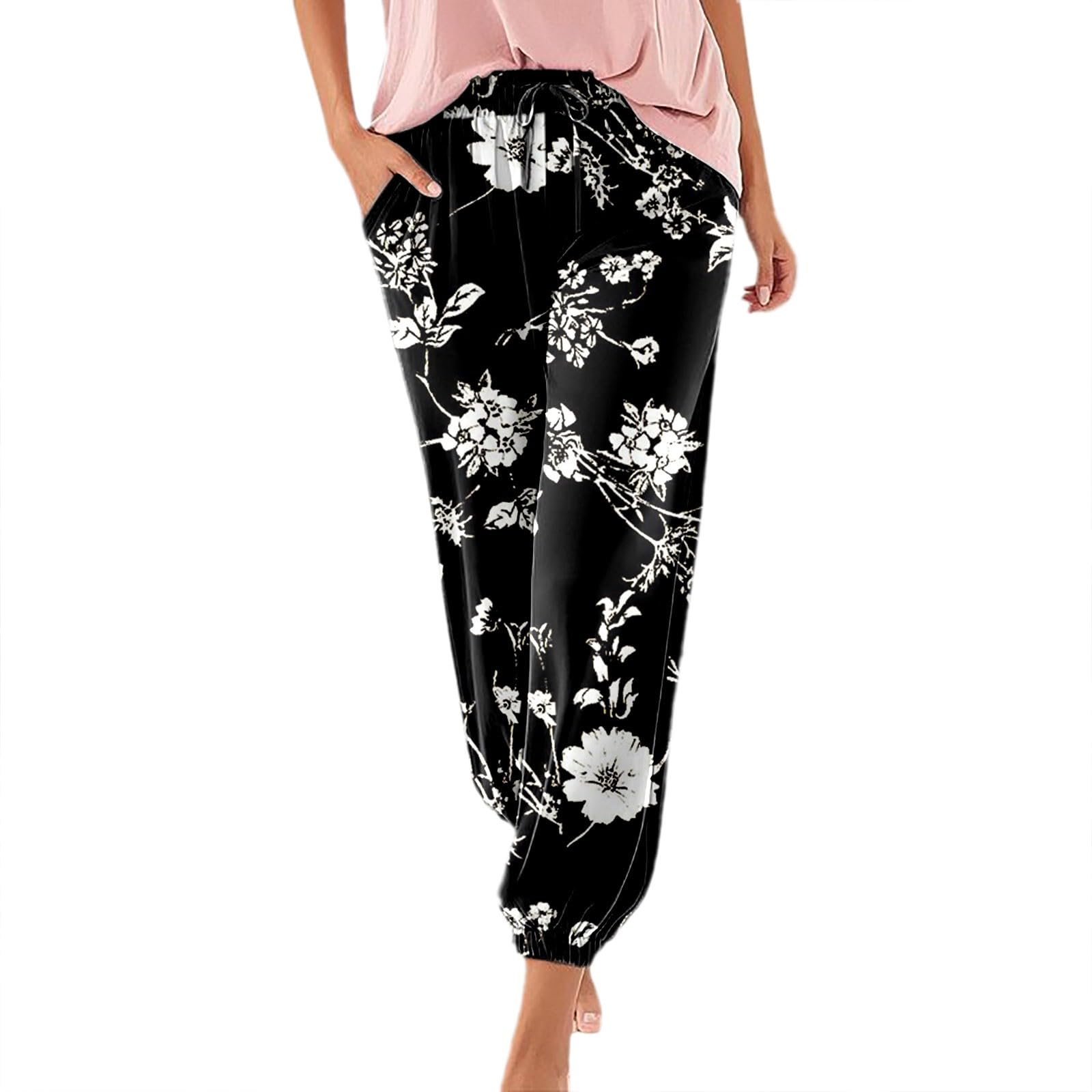Pantalon en denim extensible de qualité supérieure à coupe large - 5
