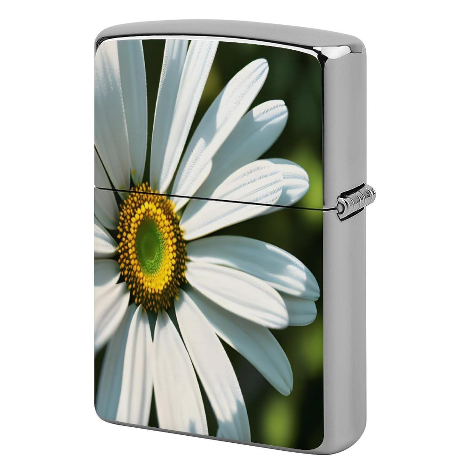 Btcowzrv Style Daisy Metal Lighter Case Sleeve Cover Holder