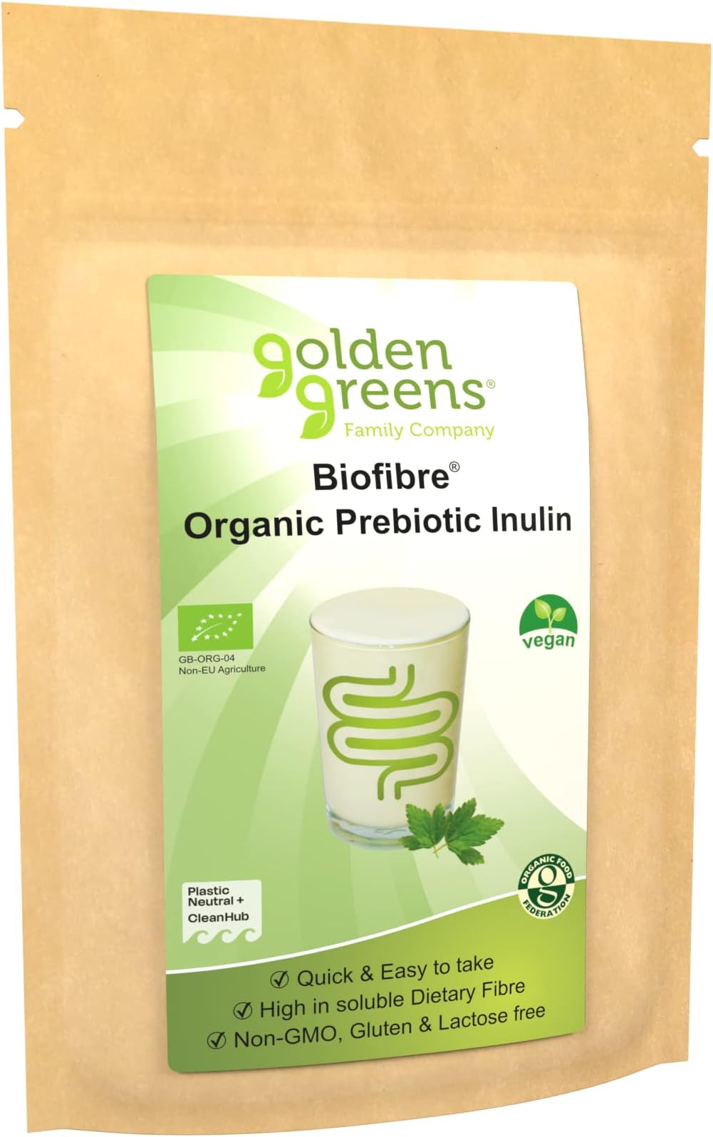 Organic Prebiotic Inulin Fibre 250g