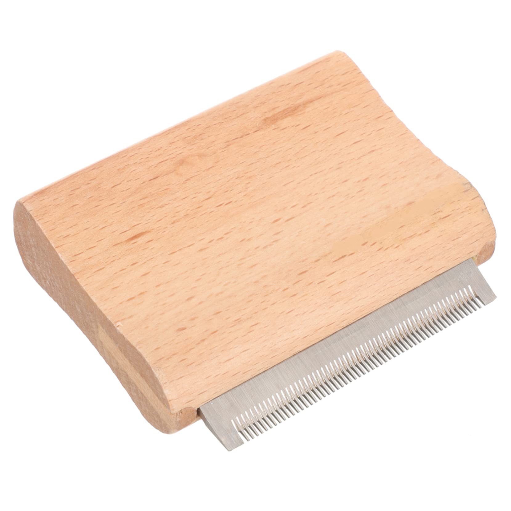minkissy Cepillo de madera para caballos de 4 piezas, suministros agrícolas, cepillo removedor de pelo, cepillo de metal para caballo, herramienta de aseo para caballos, herramienta de eliminación de