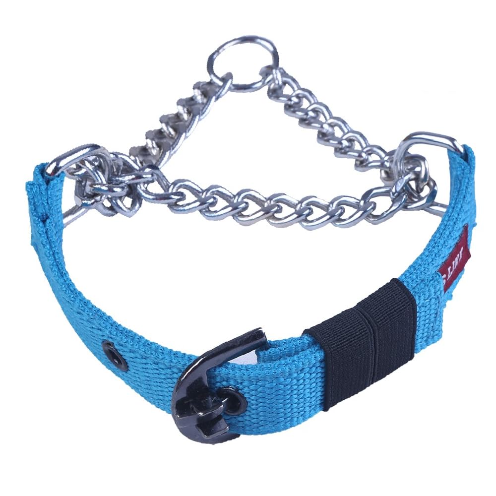 Pets Like Dog Choke Collar Sky Blue Color| Half Chain Collar| Half Choker Stainless Steel Dog Collars (20MM) (B0DDH9R9V1) Amazon Price History, Amazon Price Tracker