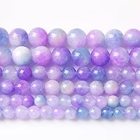 Vista 95 de 4MM 88 piezas cuentas de piedra de jade multicolor, cuentas espaciadoras sueltas para hacer joyas, pulseras, collares