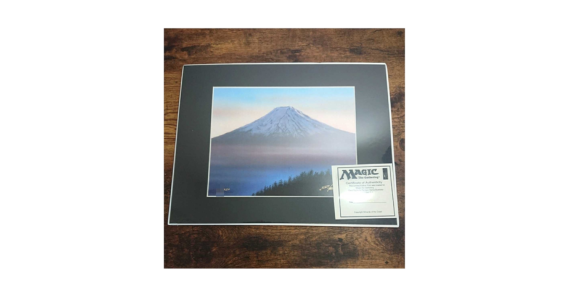 サイン入りアートプリント 複製原画 山 富士山/Mt.Fuji MTG Amazon.co.jp: MTG 山《富士山/Mt.Fuji》Edward P.Beard Jr