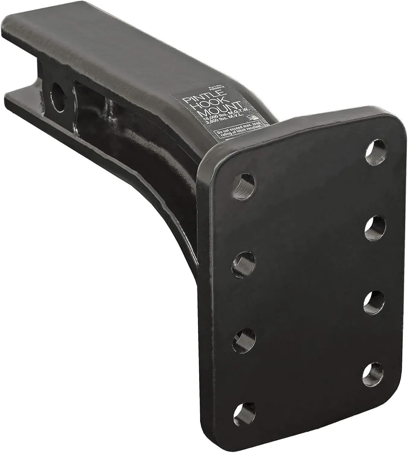 Adjustable Pintle Hook Mount by Buyers Products - 3-Position Trailer Hitch 20,000 lb MGTW, 3,200 lb MVL, 2.5" Receiver
