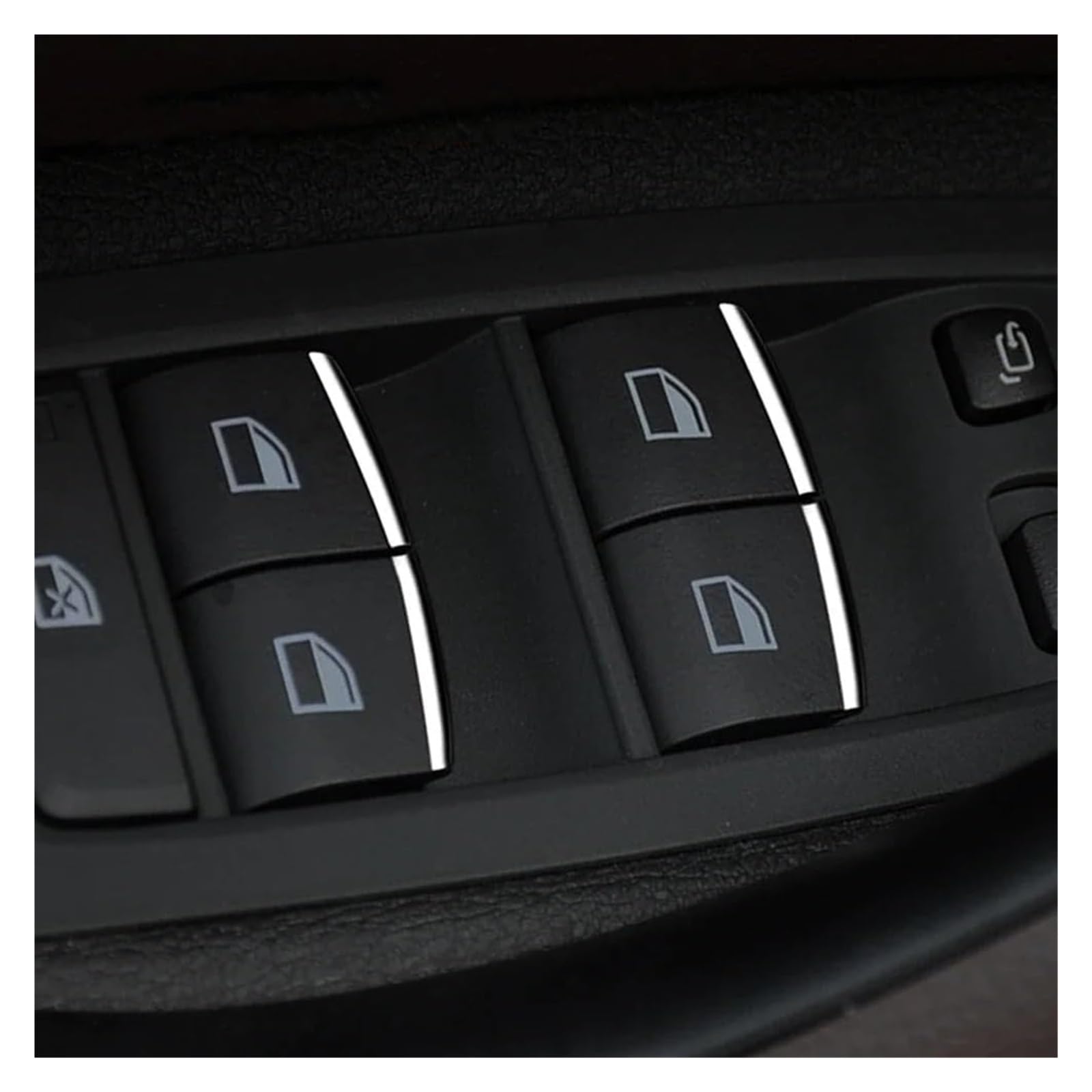 WNCXSA Mittelkonsole Dekoration - Für BMW Modelle, Alu-Blau