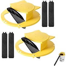 Mouse Trap Bucket,5 Gallon Bucket Lid Mouse Rat Trap-Auto Reset Mouse Trap,Humane Mouse Rat Trap for Indoor Outdoor Use,Reusable Mouse Bucket Trap2pack