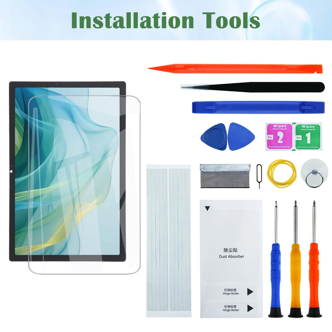 Schermo di ricambio per schermo LCD Samsung Tab A8 10.5 (2021) 10.5 pollici X200 X205 con kit