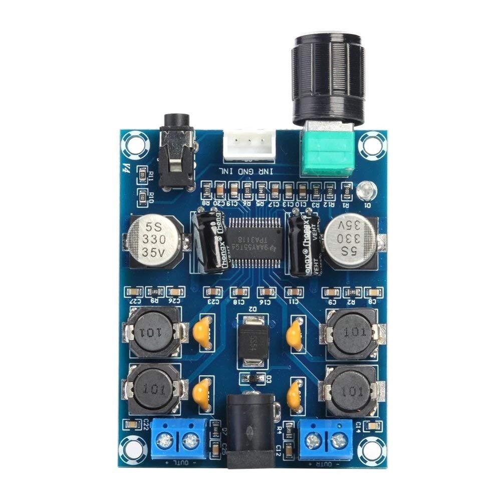 Tableau d'amplificateur numérique TPA3118D2 module audio DC 24V double canal 2x45W pour kit DIY