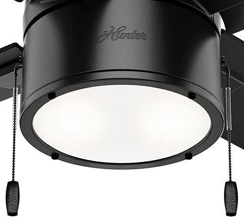 Miniatura 13 de Hunter Fan Company 54214 Beck - Ventilador de techo, 52, acabado de níquel cepillado Acabado cepillo níquel (Brushed Nickel Finish),Acabados