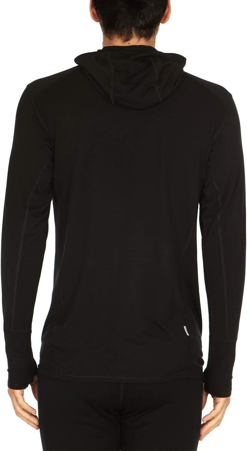 Mens Micro Weight Woolverino ¼ Zip Sun Hoodie - 84% Merino Wool, 12% Nylon, 4% Spandex - Image 2
