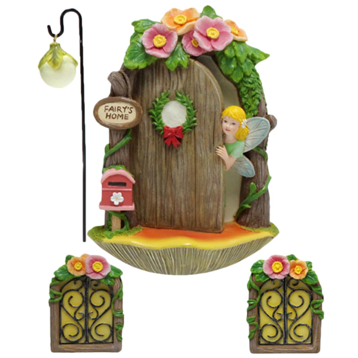 Adorno navideño de resina para un ambiente romántico y mágico en tu hogar