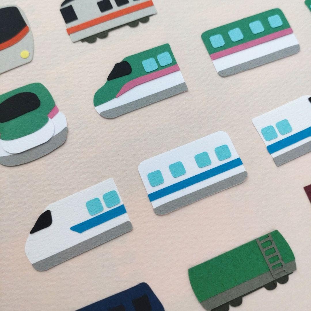 Amazon.co.jp: アルバムクラフト新幹線や電車セットクラフト