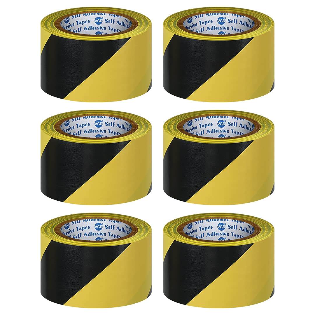 See full amazon price history chart for VCR Black & Yellow Floor Marking Tape - 18 Meters in Length 48mm / 02" Width - 12 Rolls Per Pack - Waterproof Social Distancing lane Marking Tape for Safety, Hazard and Caution Warnings VCR Black & Yellow Floor Marking Tape - 18 Meters in Length 48mm / 02" Width - 12 Rolls Per Pack - Waterproof Social Distancing lane Marking Tape for Safety, Hazard and Caution Warnings (B07RVFVS16) Amazon Price History, Amazon Price Tracker