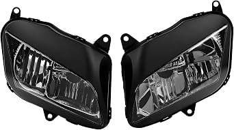 Motorcycle Headlight Compatible with Honda CBR600RR 2007-2012, Motorcycle Headlight Headlamp AssemblyWithout Bracket
