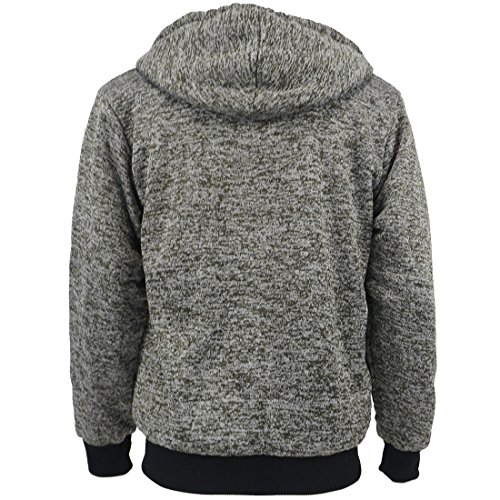 Image of Gary Com Heavyweight Sherpa Hoodies for Men, Thick Fleece Lined Full Zip Up Winter Warm Sweatshirts Work Jackets