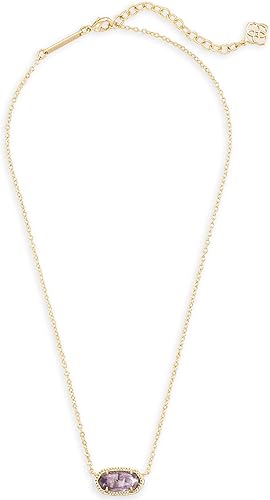 Miniatura 88 de Kendra Scott - Collar Elisa con dije para mujer, joyería de moda, chapado en oro de 14 quilates