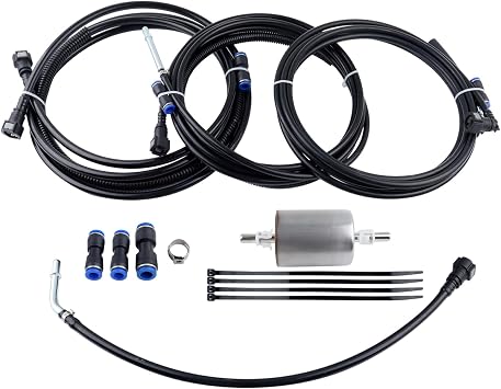 MUCO Nylon Fuel Line kit FL-FG0053 Compatible for Chevrolet GMC Silverado Sierra 1500 2500 3500 4.8L 5.3L 6.0L 8.1L Engine 1999 2000 2001 2002 2003