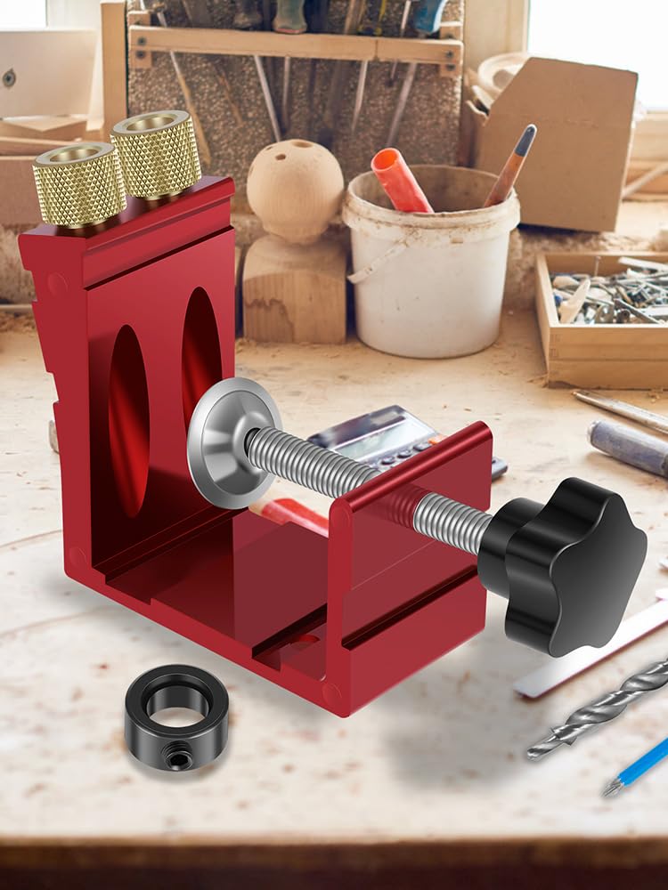 Upgraded Pocket Hole Jig Tool Kit, Drill Guide Set For 15 - View #4