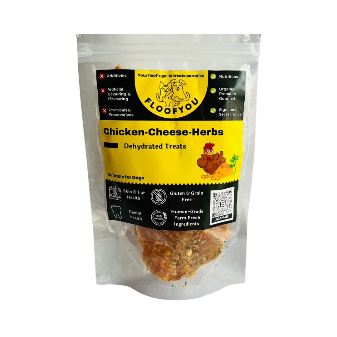 FloofYou Chicken Cheese Herbs Jerky Strips Dehydrated Natural Healthy Dog Treat 70g (B0BVCV88TH) Amazon Price History, Amazon Price Tracker