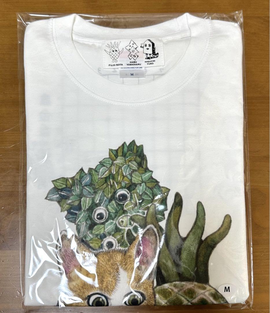 ヒグチユウコ　藤井聡太　Tシャツ　Mサイズ　ユニセックス Amazon.co.jp: ヒグチユウコ 藤井聡太 グッズT Mサイズ ユニ