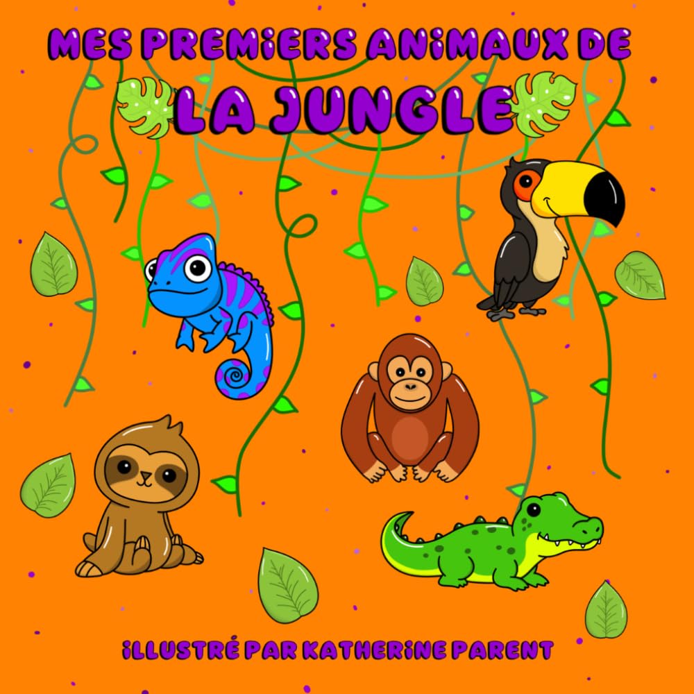 Mes Premiers Animaux de la Jungle: Livre éducatif et interactif pour enfants