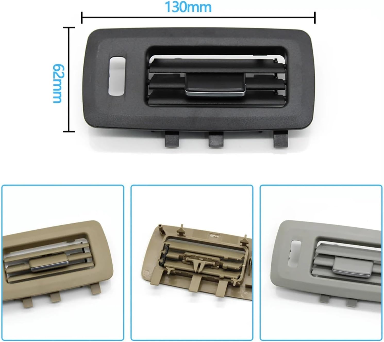 Car Air Conditioning Roof Air Vent Second Third Row Heater AC Vent Compatible With BENZ GL GLS W166 W292 GL550 GLS63 GL450 1668301554(Gray-Left)