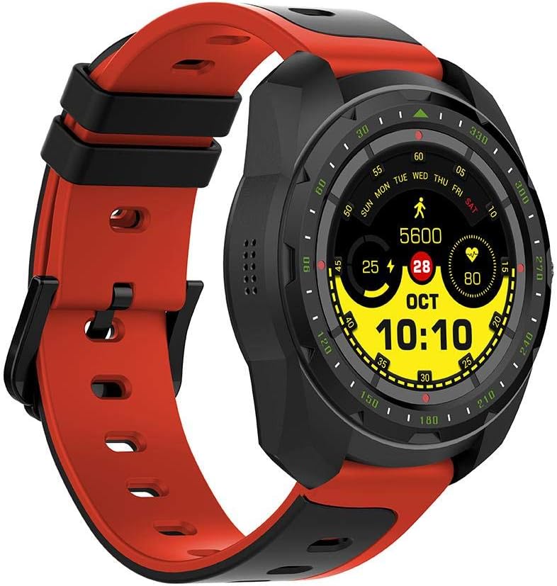 KW01 IP68 Waterproof Fitness Tracker Smartwatch With Mic & Speaker Pedometer, HR Sleep, Monitor - Red